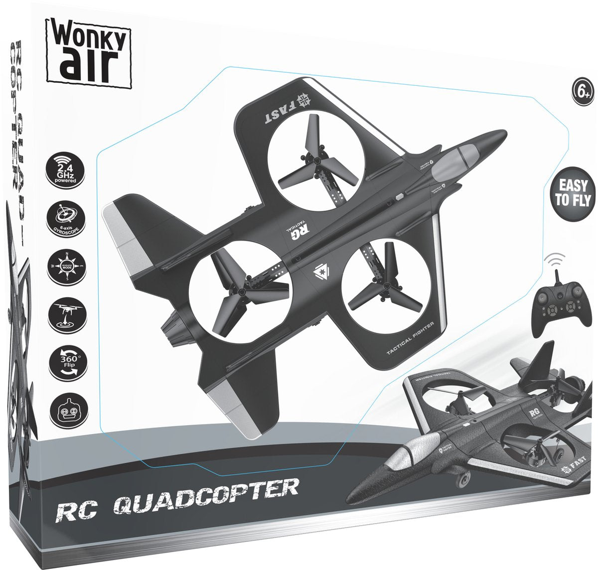 Jollity Wonkey Monkey - RC Quad Copter Straaljager