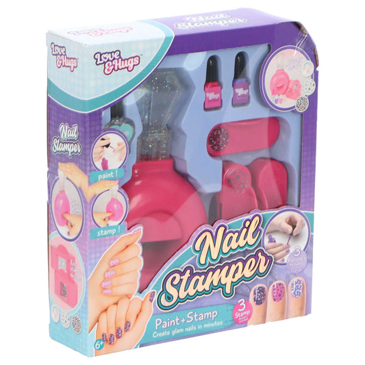 Love & Hugs - Nagel Stempel