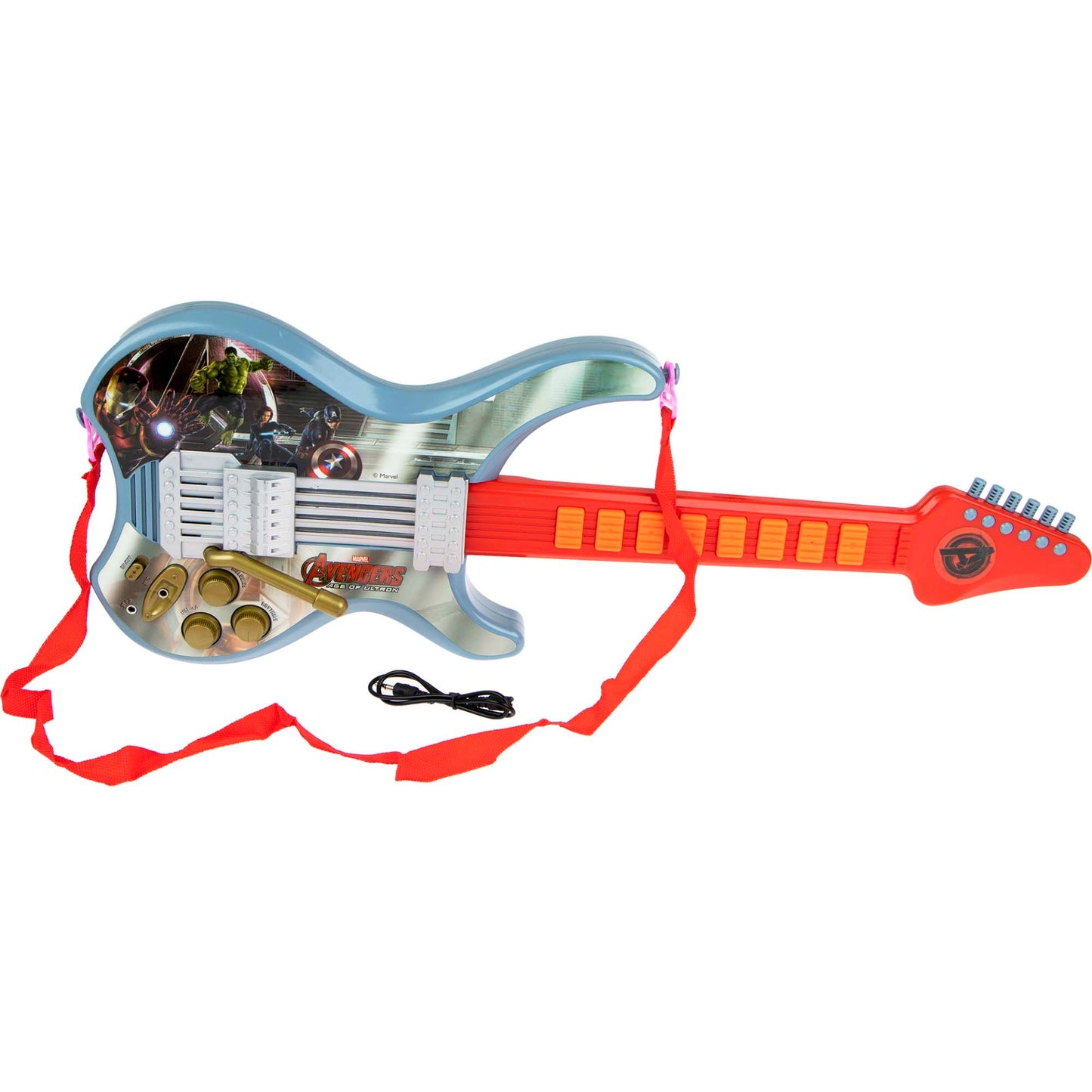 Avengers Elekronische Gitaar met bril