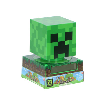 Minecraft 3D Wekker met nachtlampje en geluiden