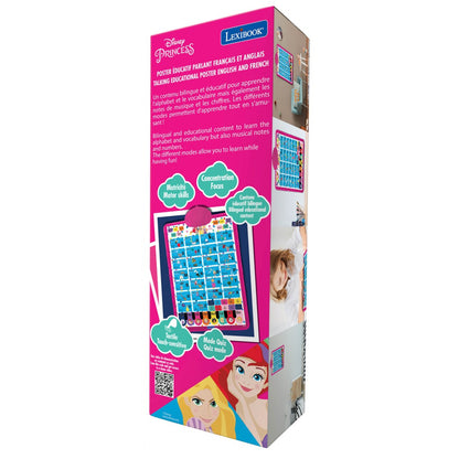 Princess Tweetalige Sprekende Educatieve Poster - EN/FR