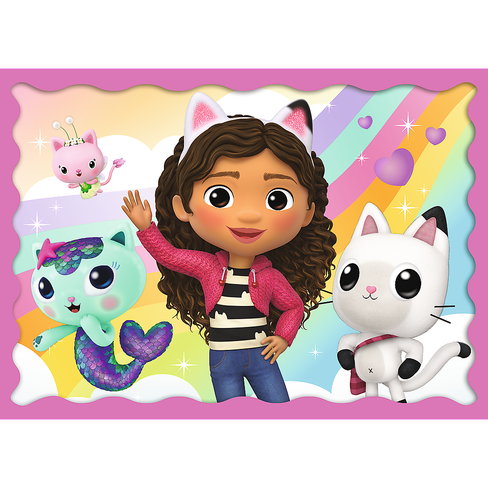 Gabby's Dollhouse 4-in-1 Puzzel