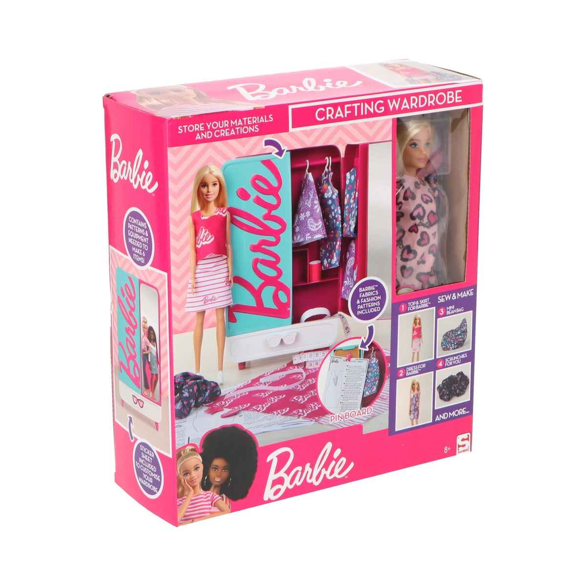 Barbie kledingkast met pop