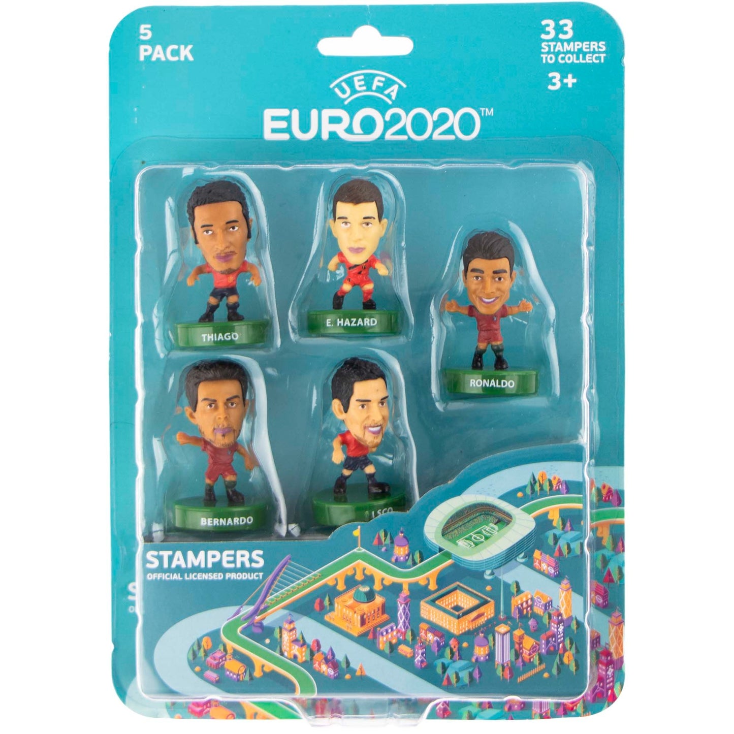 Set van Voetbalstempels