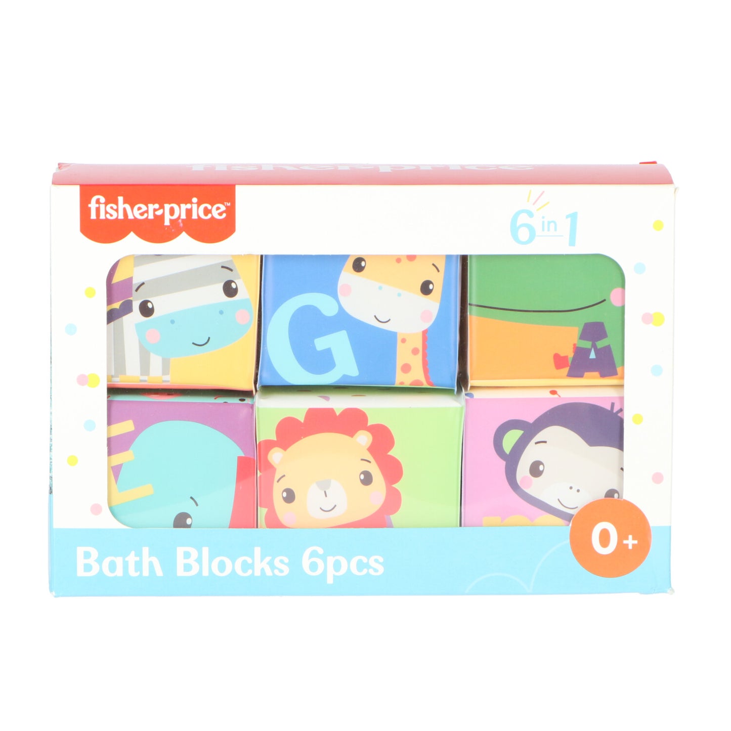 Fisher-Price Baby Bad Blokken 6 Stuks