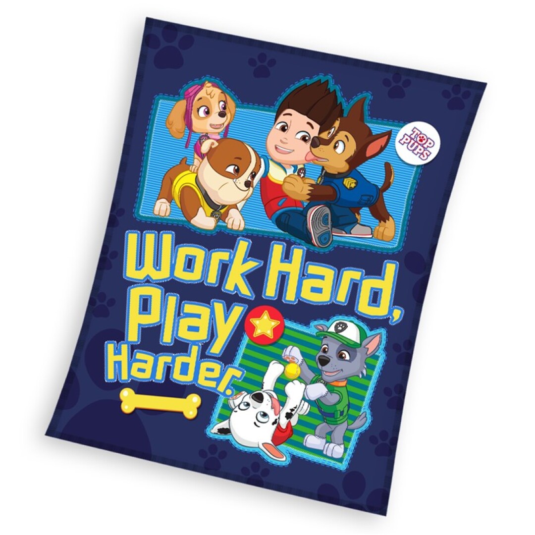 Paw Patrol fleece deken