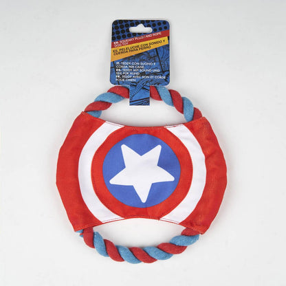 Avengers Hondenspeeltje - piepend pluche en touw