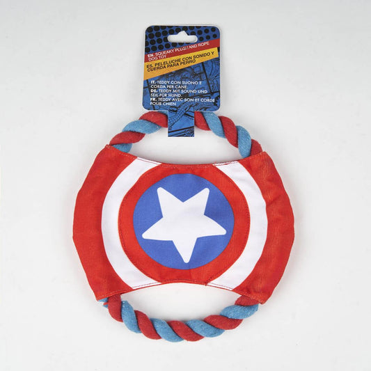 Avengers Hondenspeeltje - piepend pluche en touw