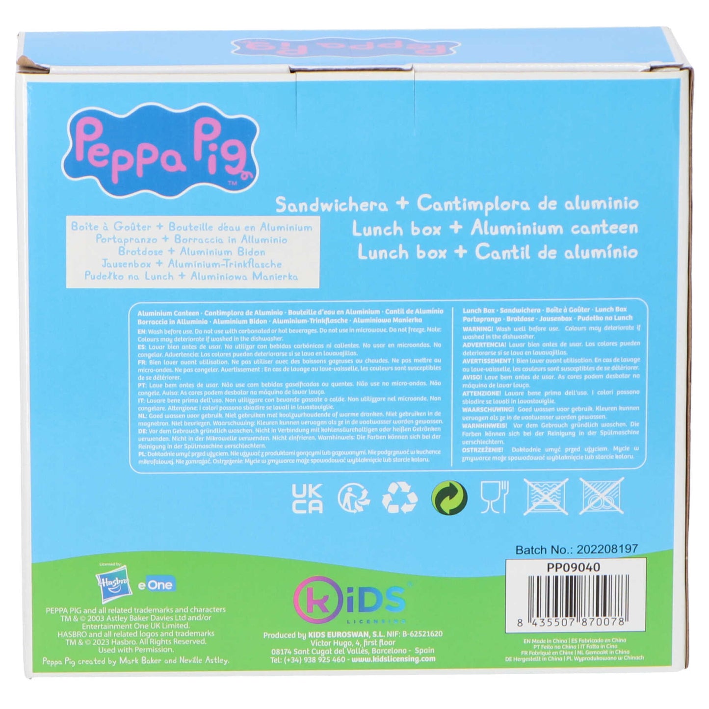 Peppa Pig lunchset