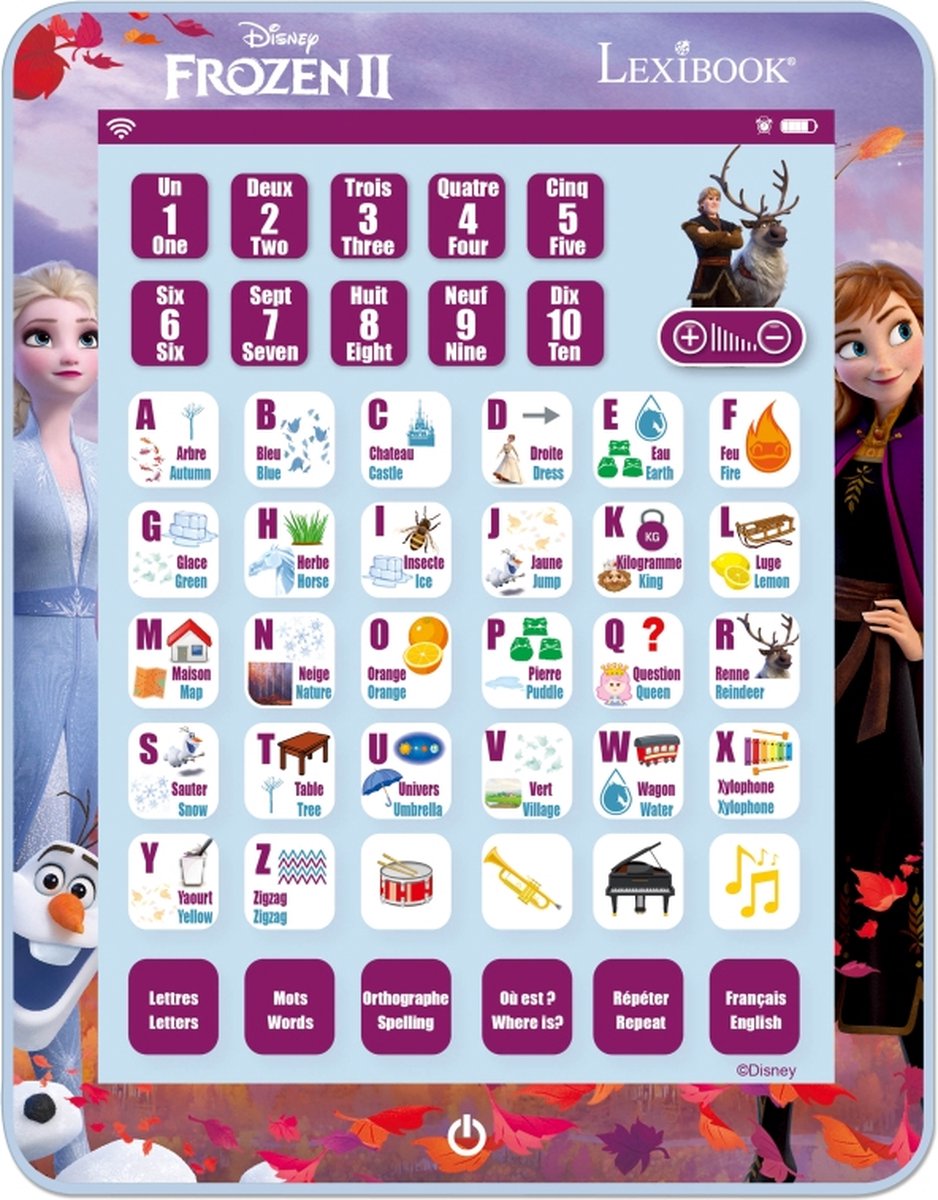 Frozen Tablet Educatief FR/EN