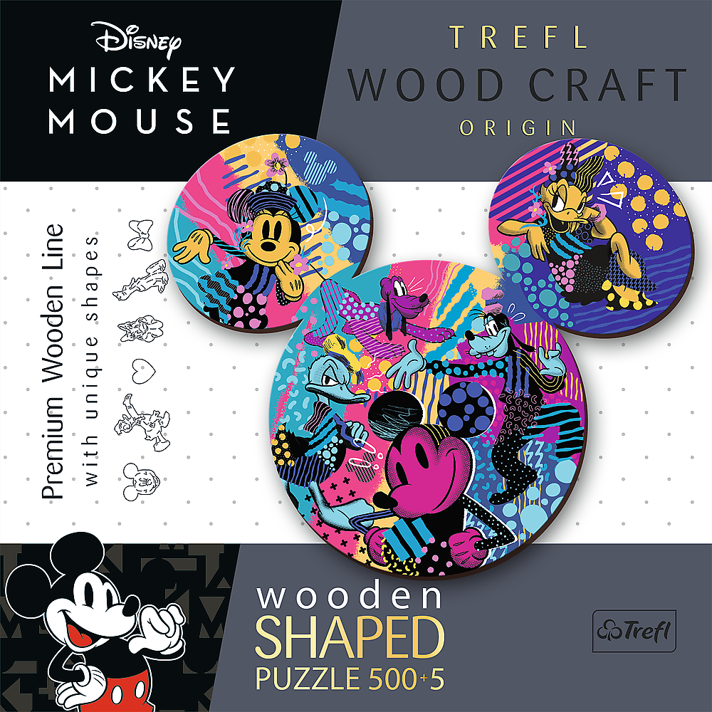 Mickey Mouse houten puzzel