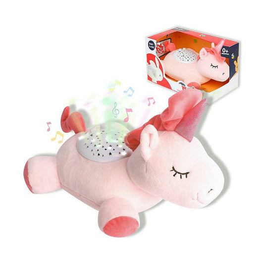 Unicorn Liggende Pluche met Geluid - Unicorn 25 CM