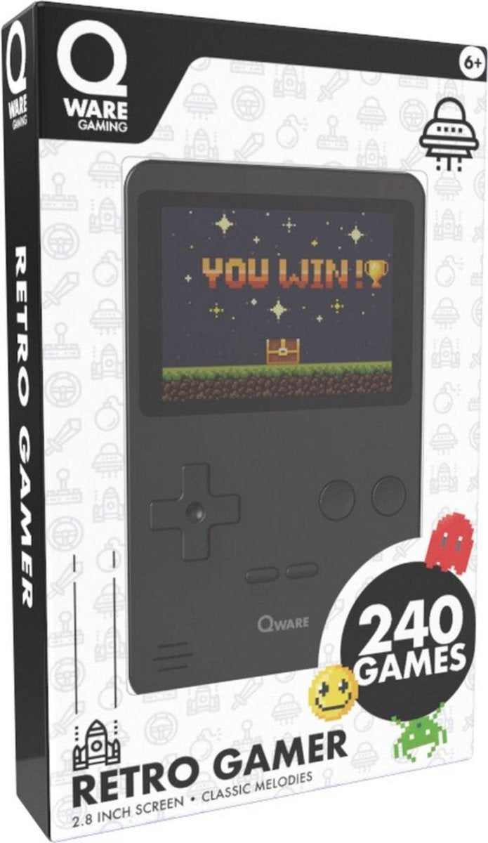 Qware Handheld 2.8 Inch - 240 Games