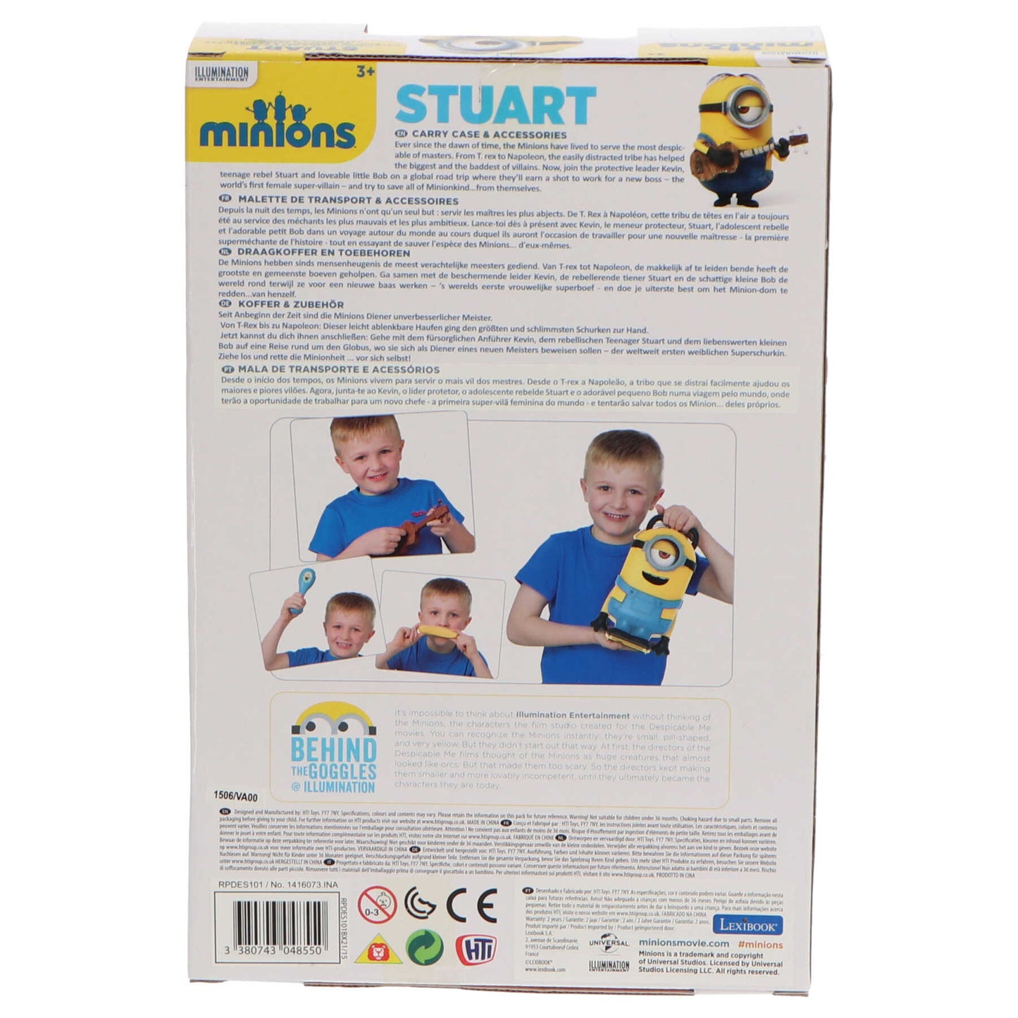 Minions Koffer met accessoires