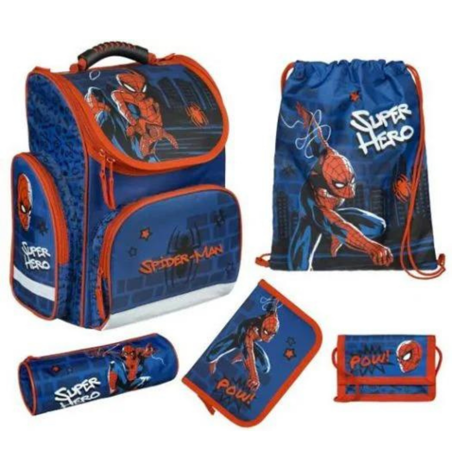 Spiderman School Set - 5 Delig