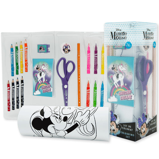 Minnie Mouse Teken en schrijf Toren 24 delig