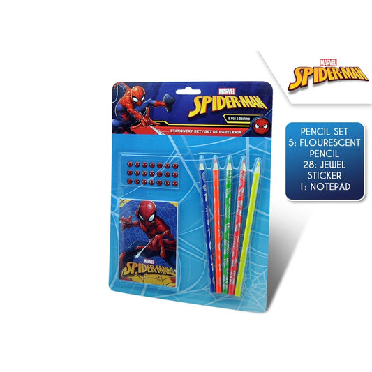 Spiderman schrijfwarenset
