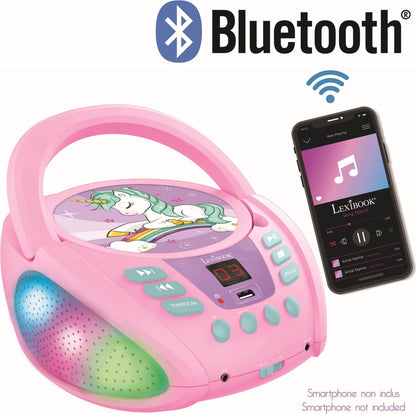 Unicorn Draagbare Bluetooth CD Speler
