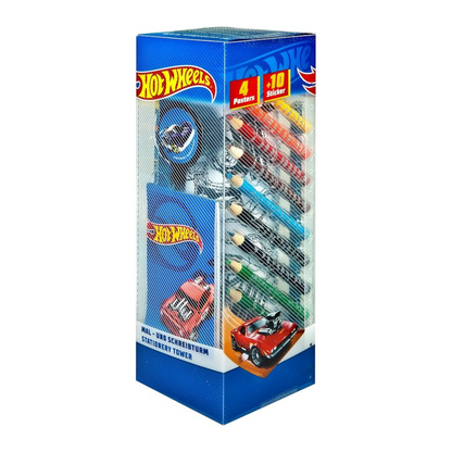 Hot Wheels Teken- en schrijftoren 35 stuks