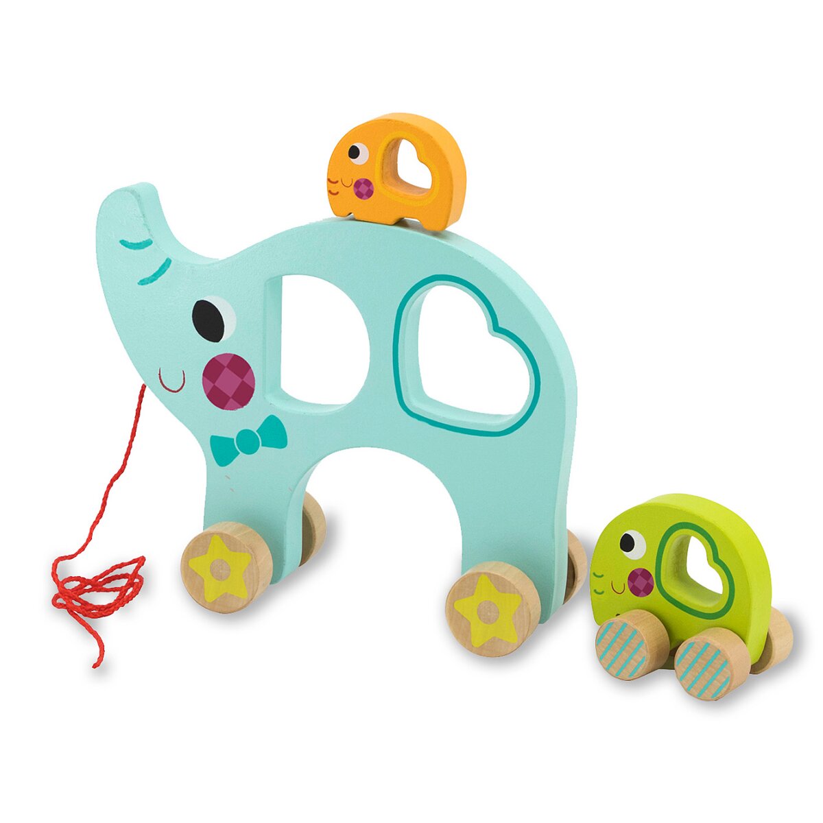 Jamara Houten Walk-a-long Olifantjes