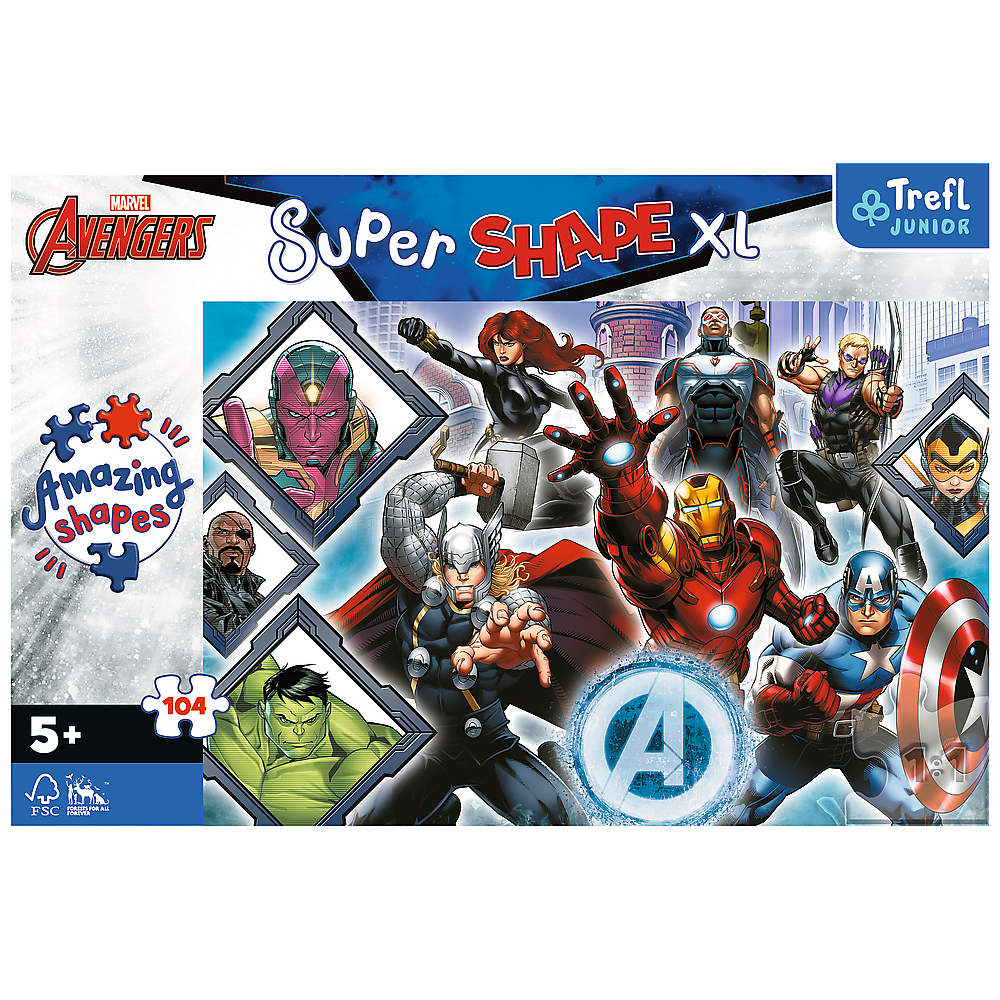 Avengers super shape XL puzzel