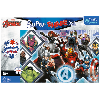 Avengers super shape XL puzzel