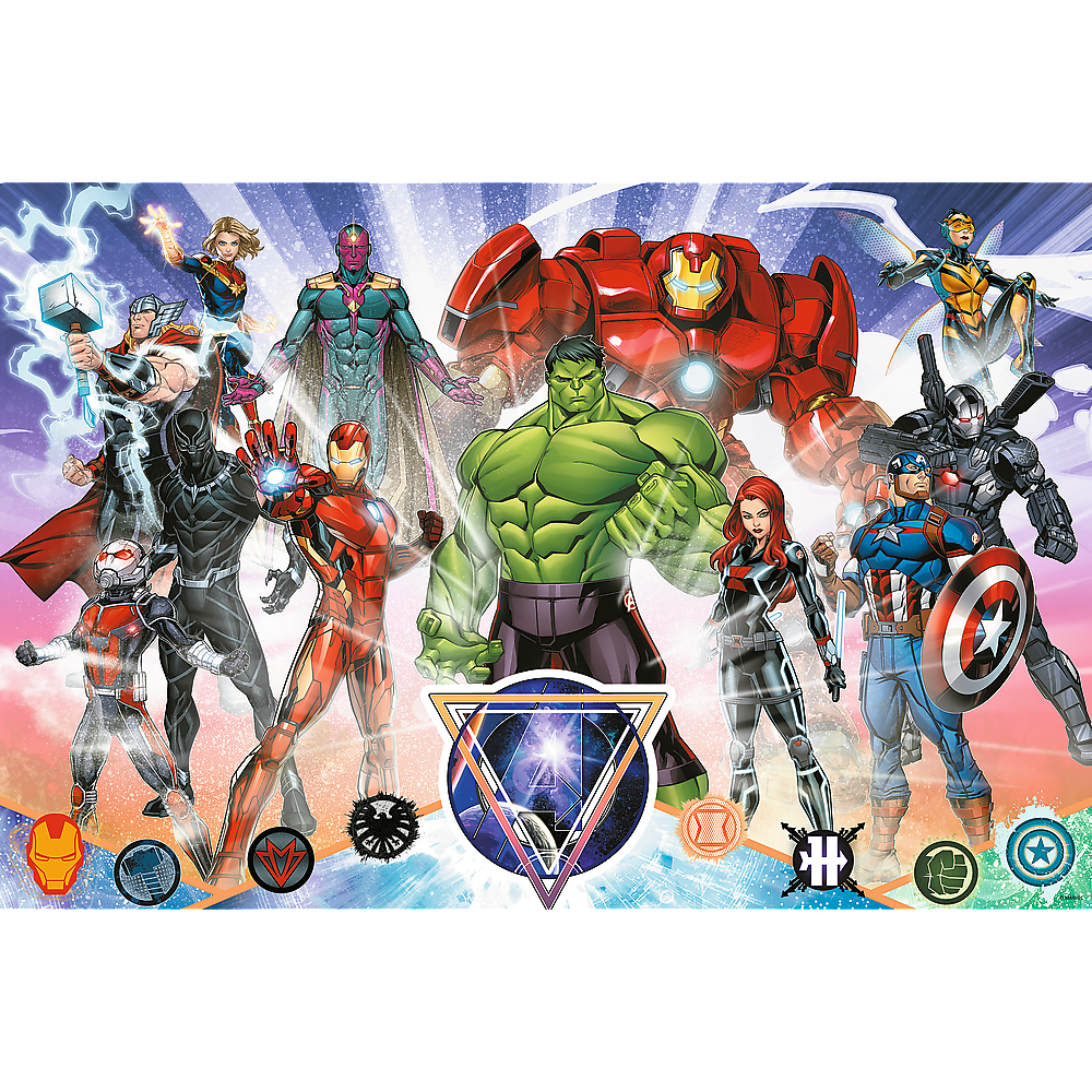 Avengers super shape XL puzzel