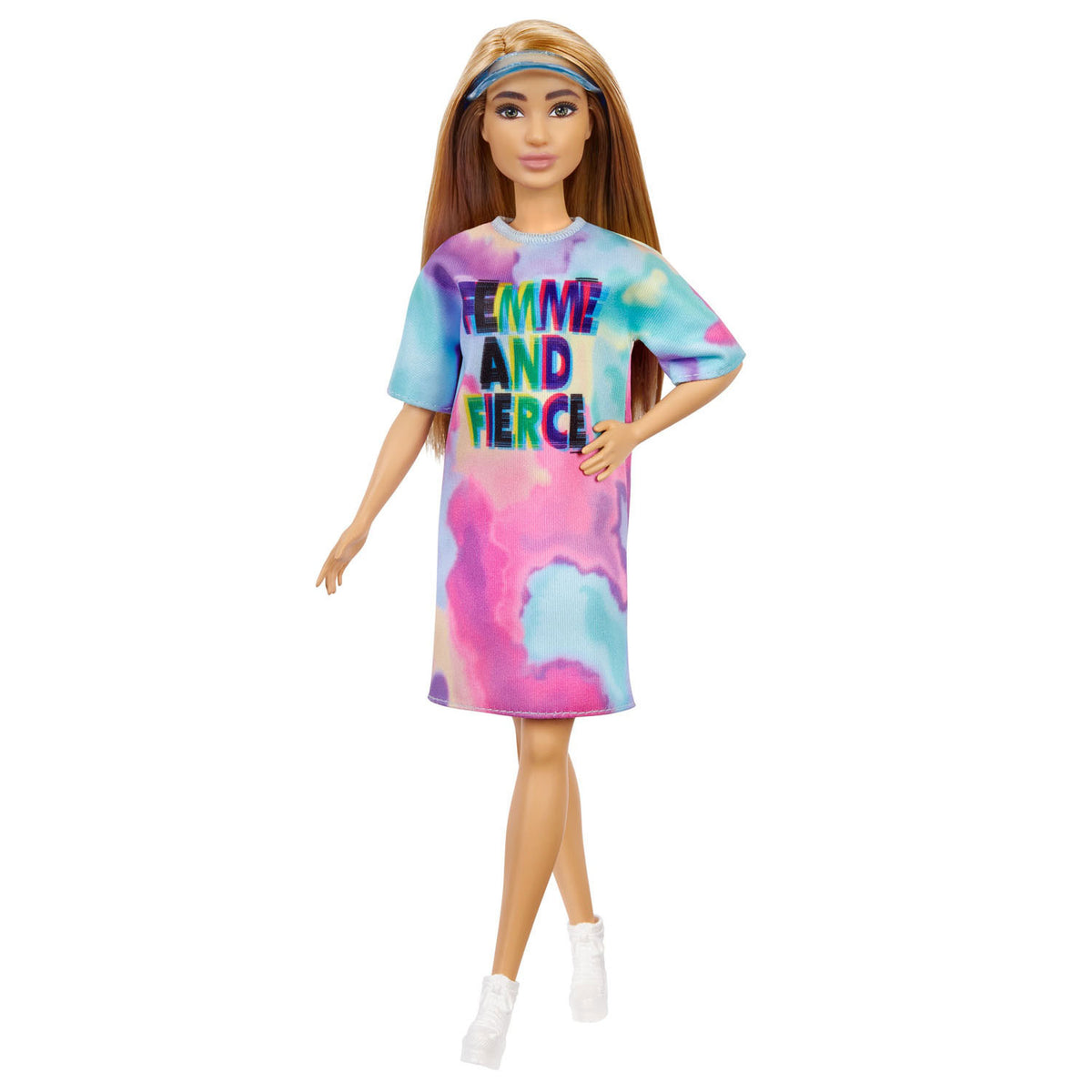 Barbie Tienerpop met Gekleurde Jurk