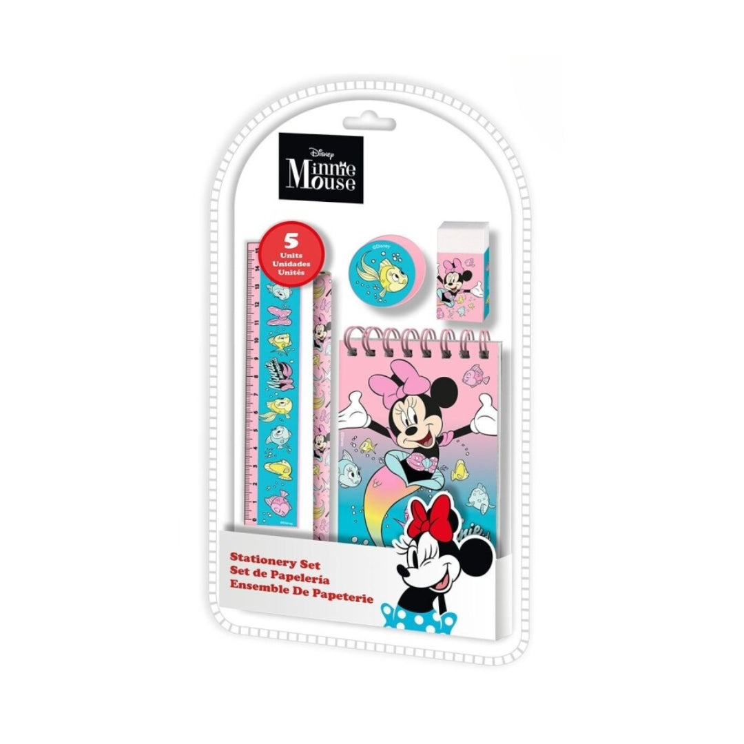 Minnie Mouse schrijfwarenset - 5 delig