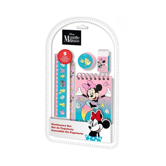 Minnie Mouse schrijfwarenset - 5 delig
