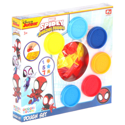 Spiderman Okidoki Klei Vormen + Cijfers 2 Assorti