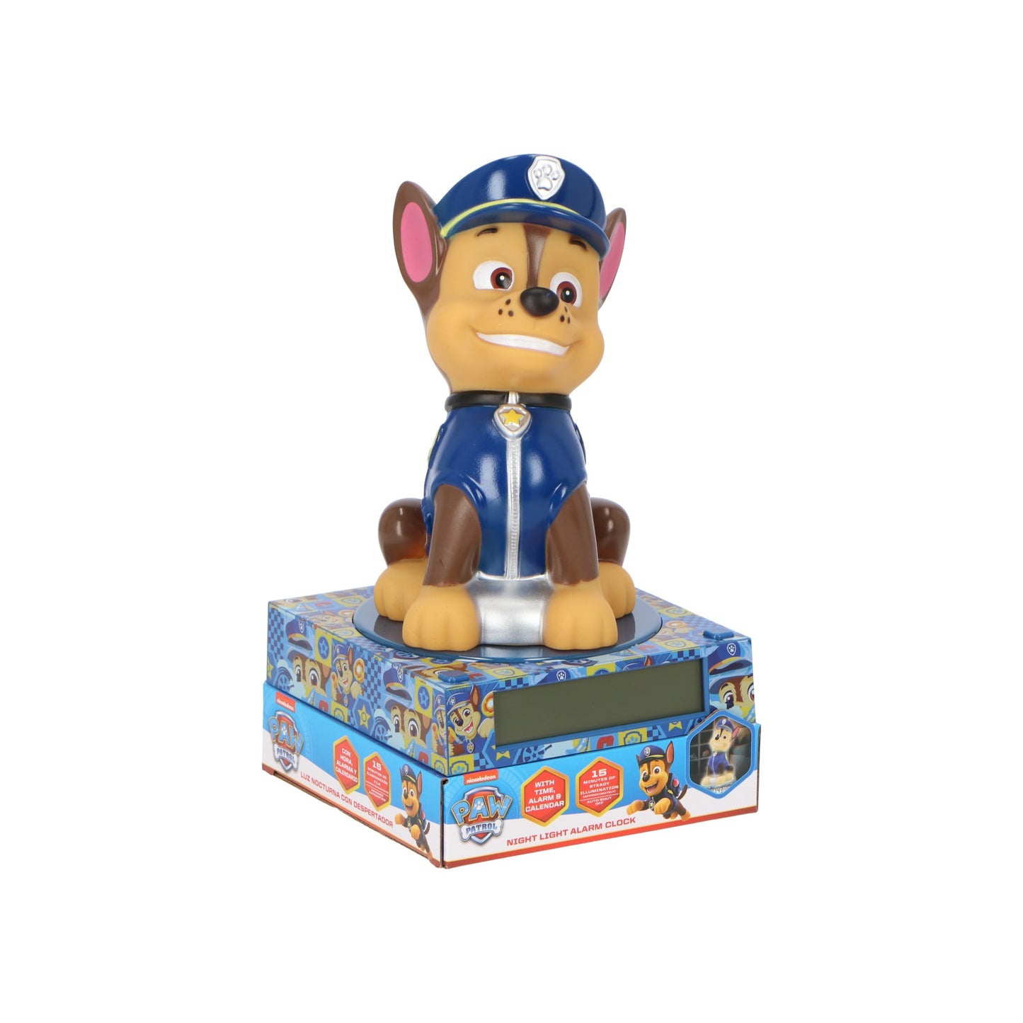 Paw Patrol 3D Wekker met nachtlampje en geluiden