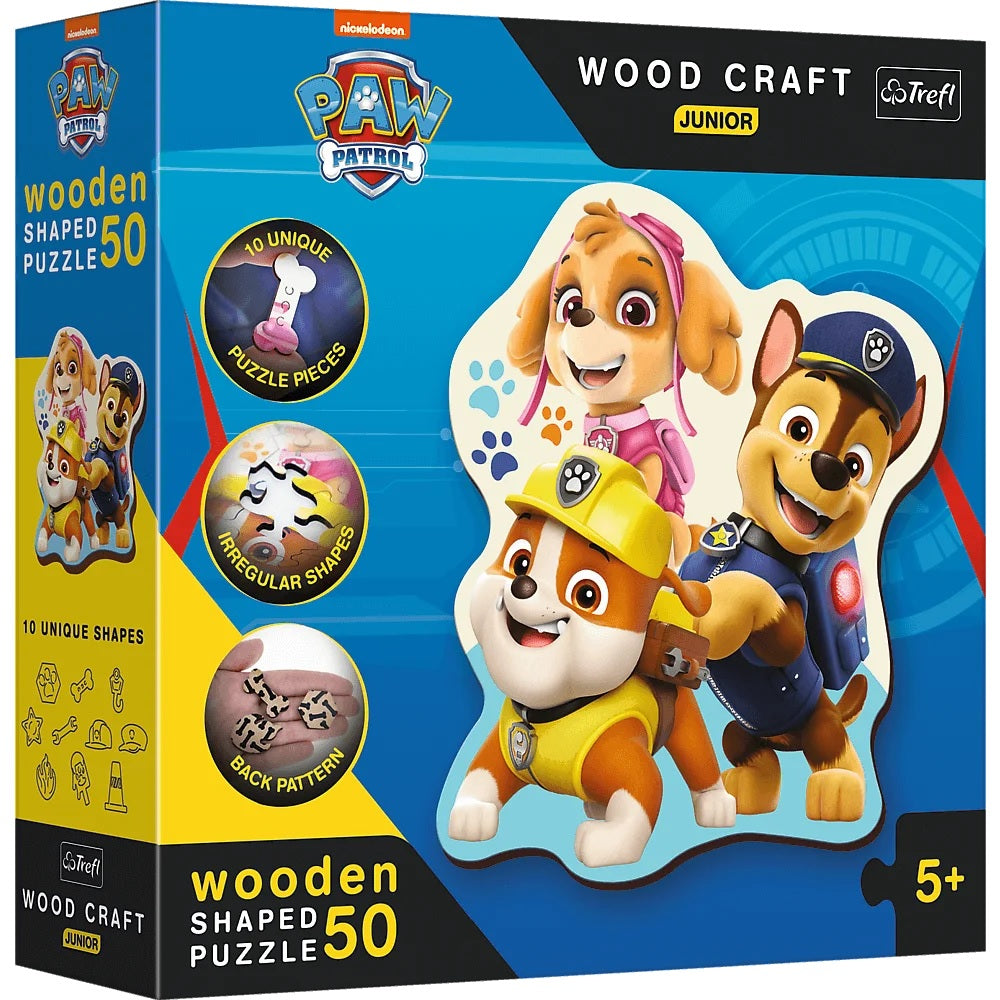 Paw Patrol Houten Puzzel Junior