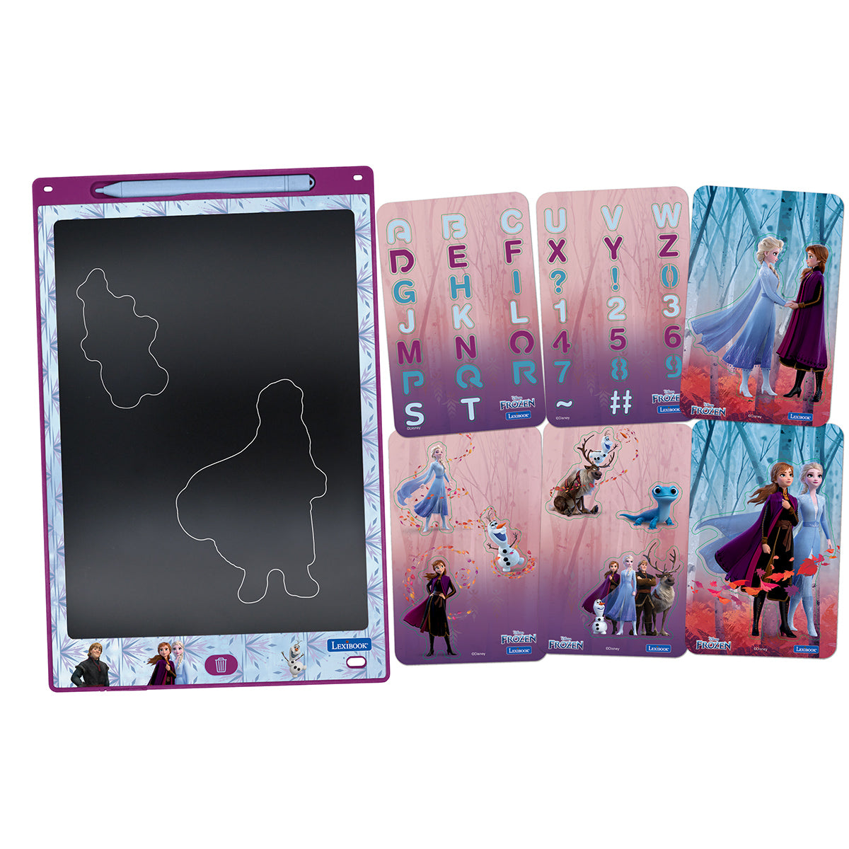 Frozen E-Ink Tablet met sjablonen