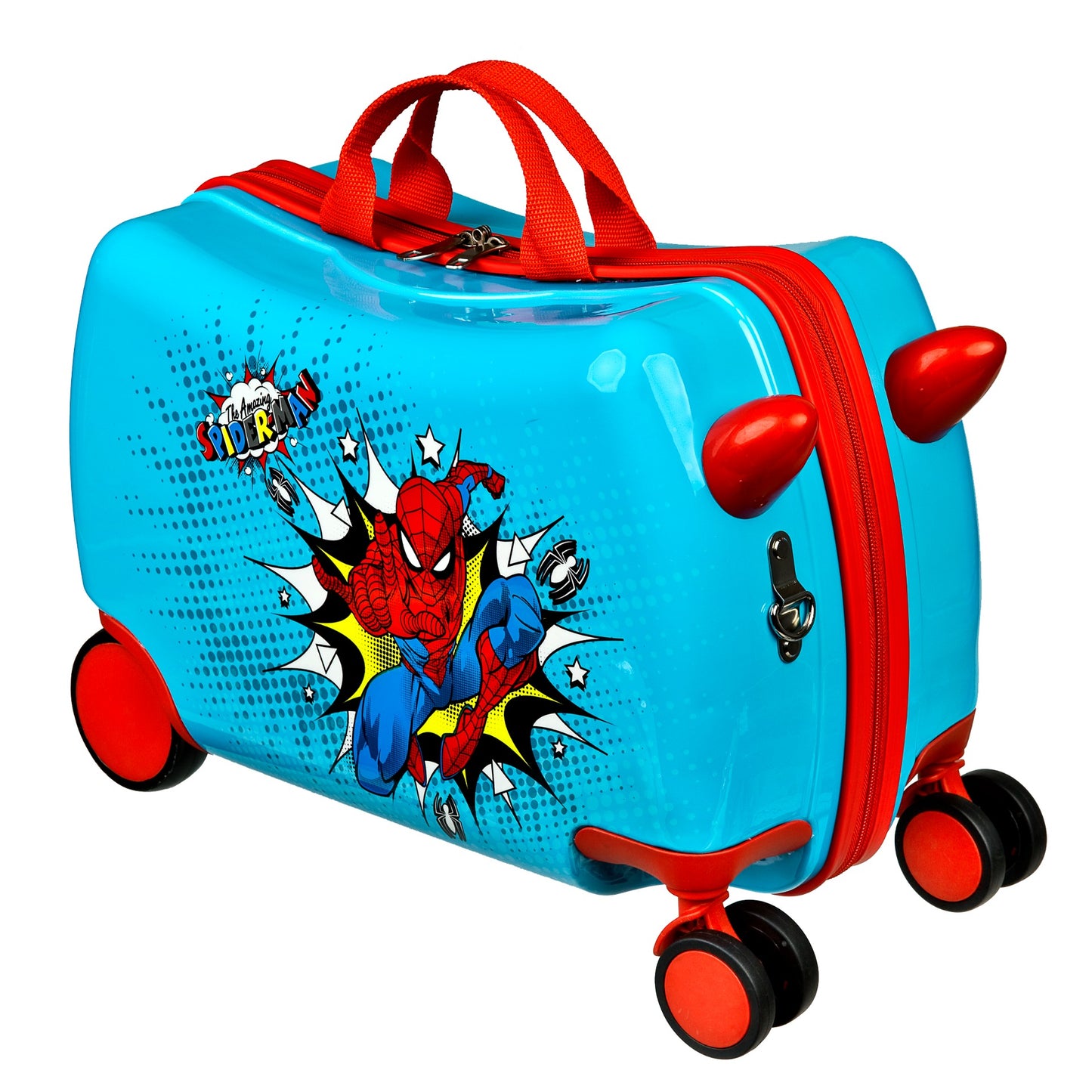 Spiderman ride-on trolley
