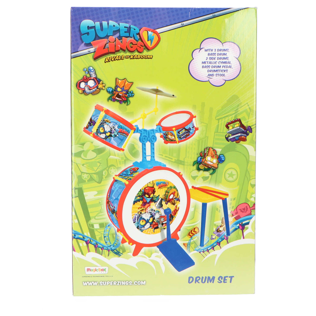 Super Zings Drumstel met krukje