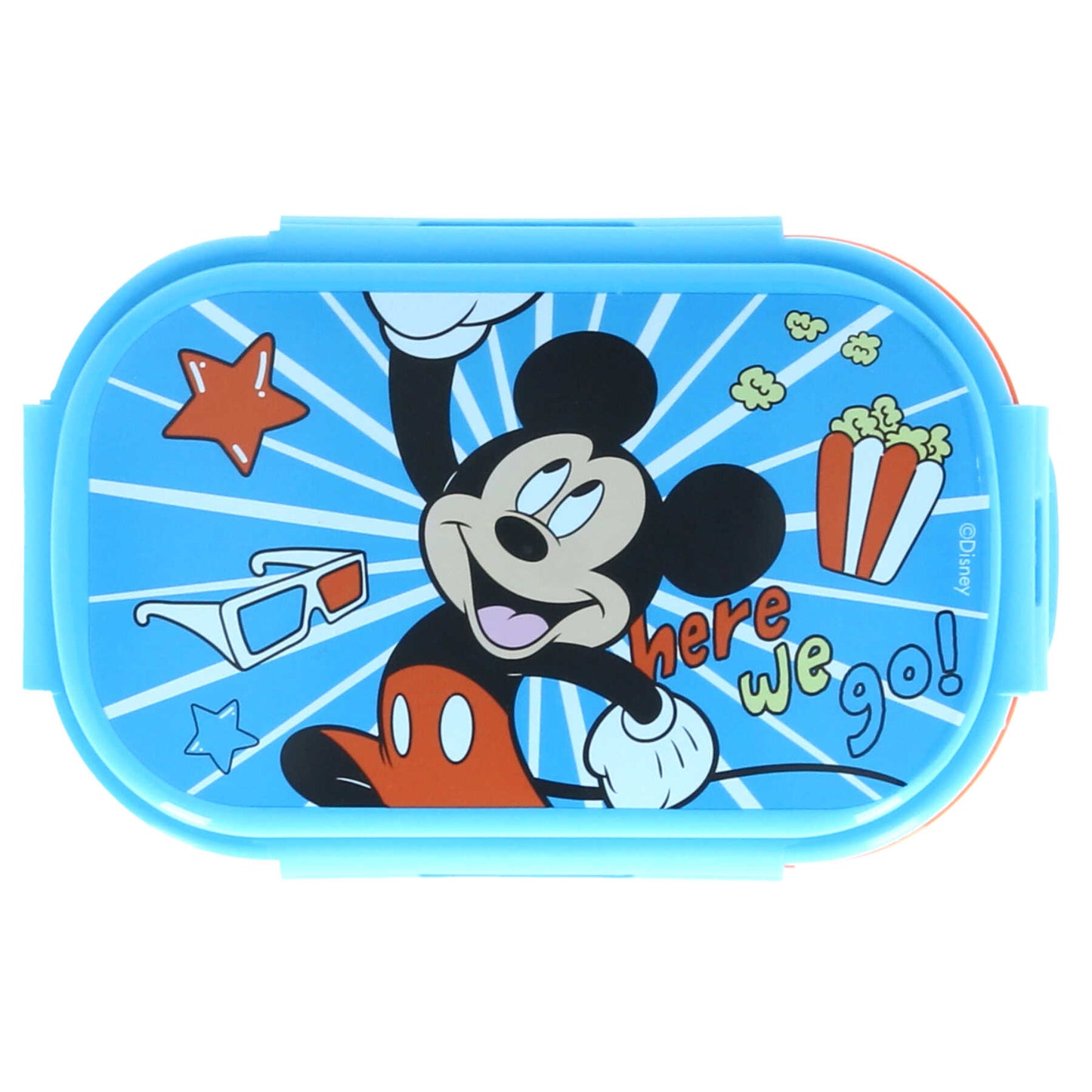 Mickey Mouse lunchbox met bestek