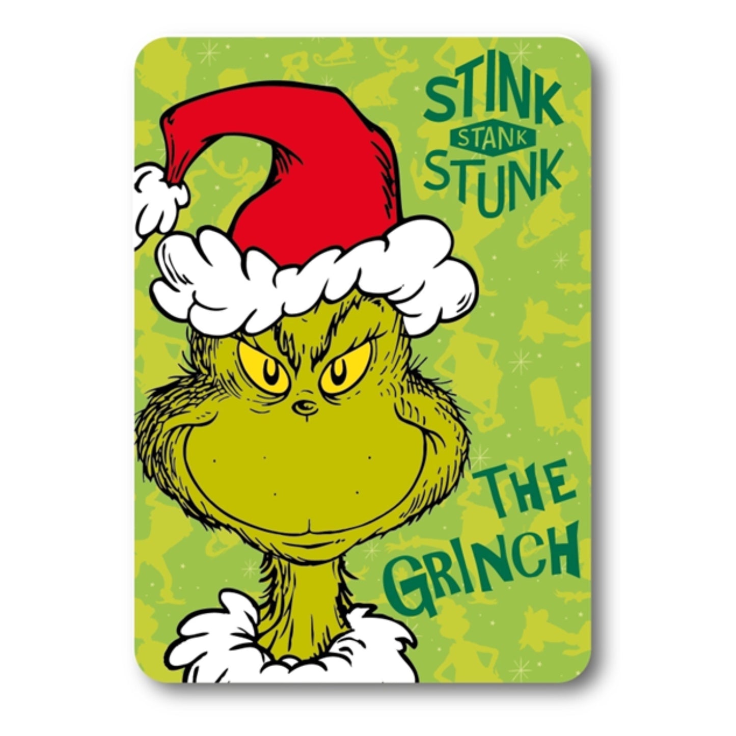 De Grinch fleece deken - kerst