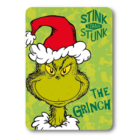 De Grinch fleece deken - kerst