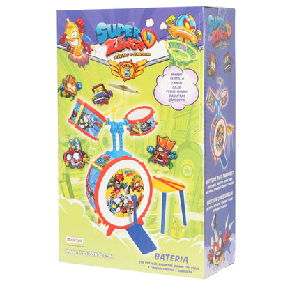 Super Zings Drumstel met krukje