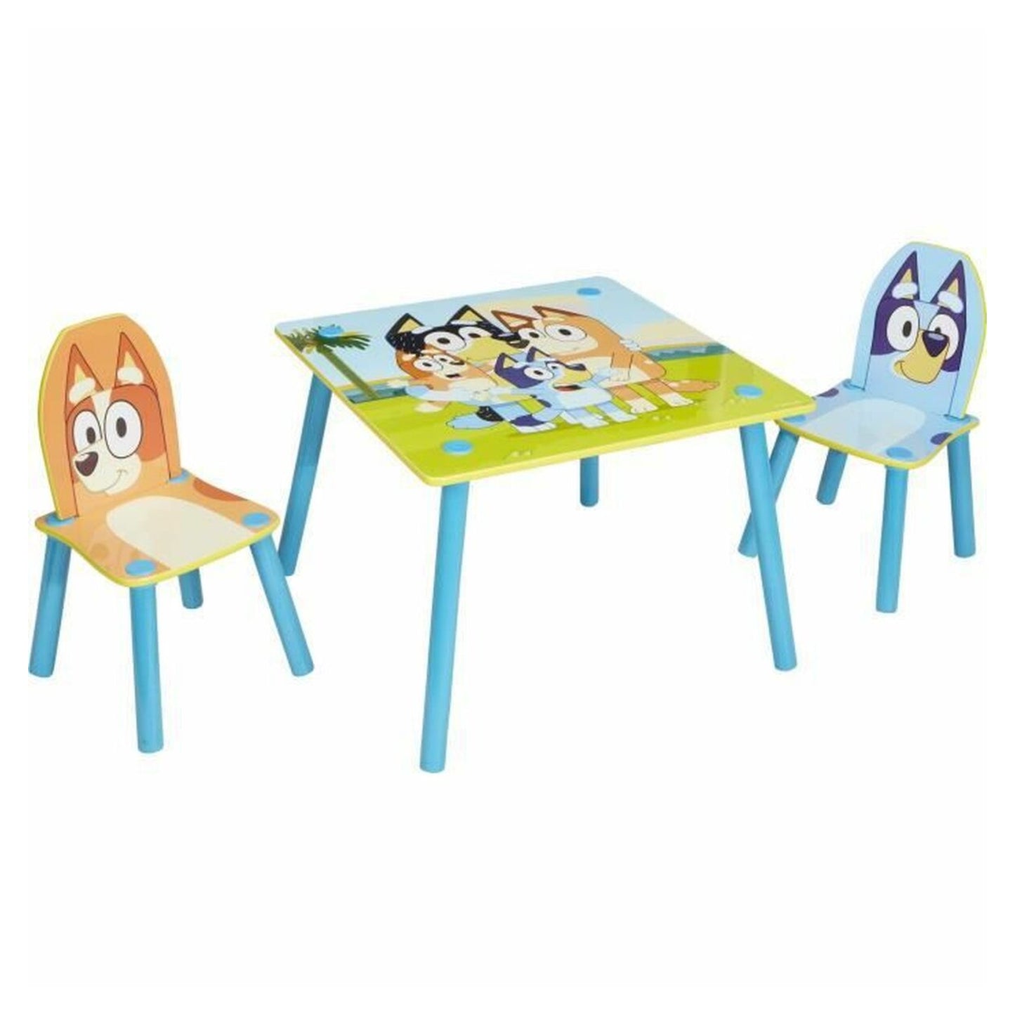 Bluey Kindertafel met 2 stoelen