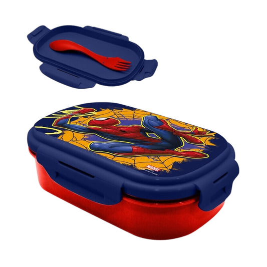 Spiderman lunchbox met bestek