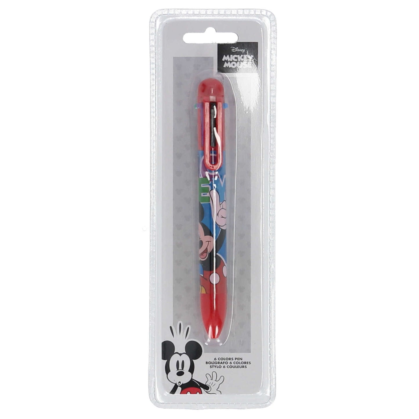 Mickey Mouse 6 Kleuren pen