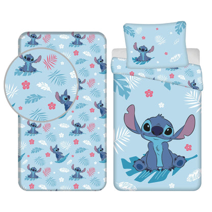 Lilo & Stitch Dekbedovertrek + Hoeslaken - Blauw