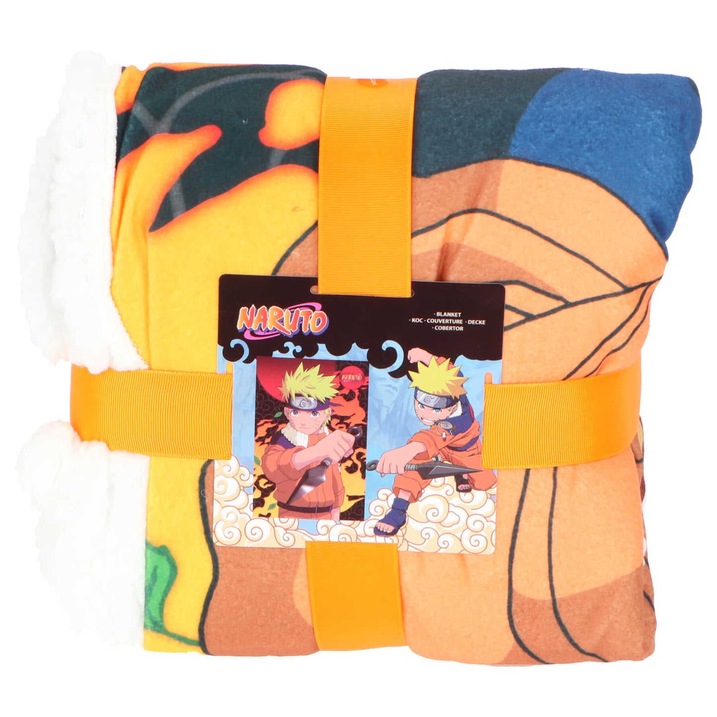 Naruto fleece deken - sherpa