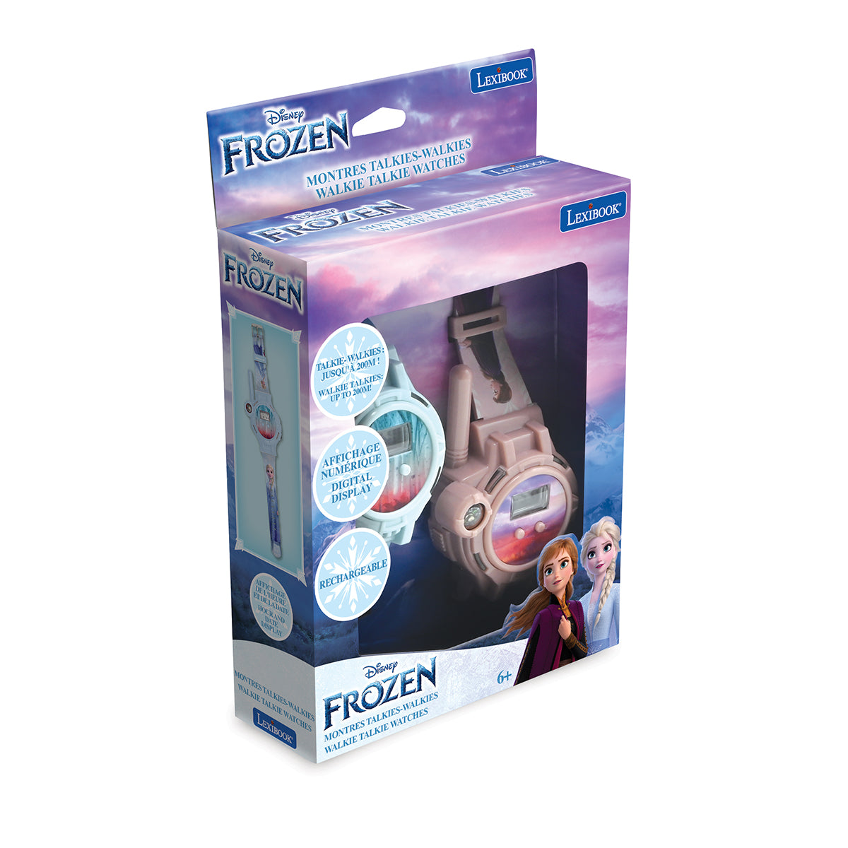 Frozen Walkie Talkie 2-in-1 Horloge Set