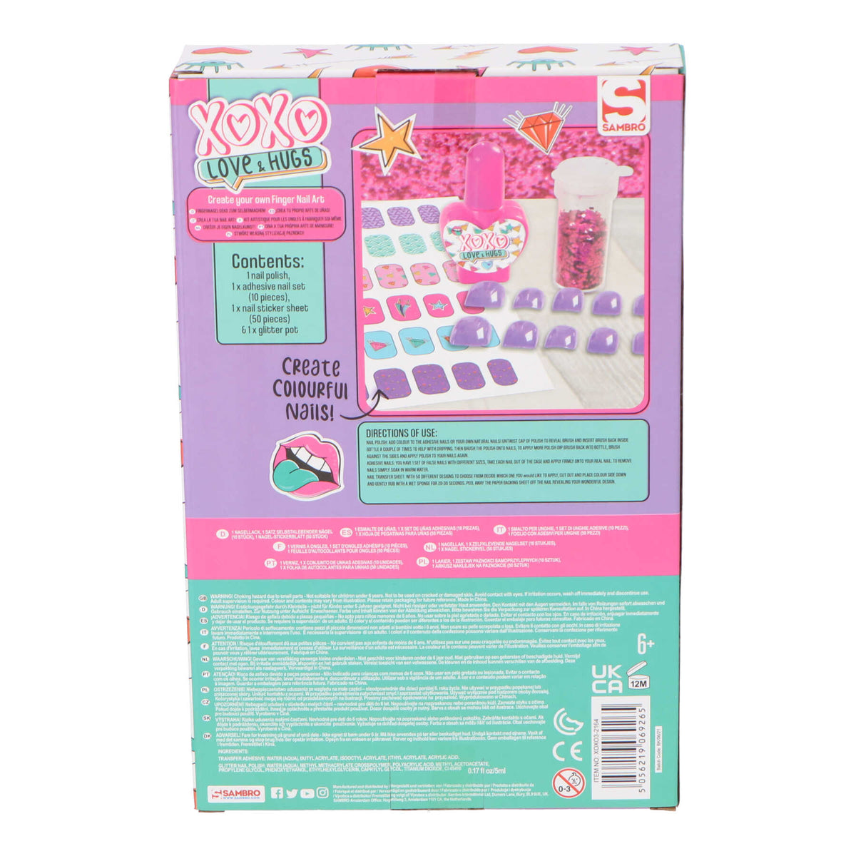 XOXO nagelset