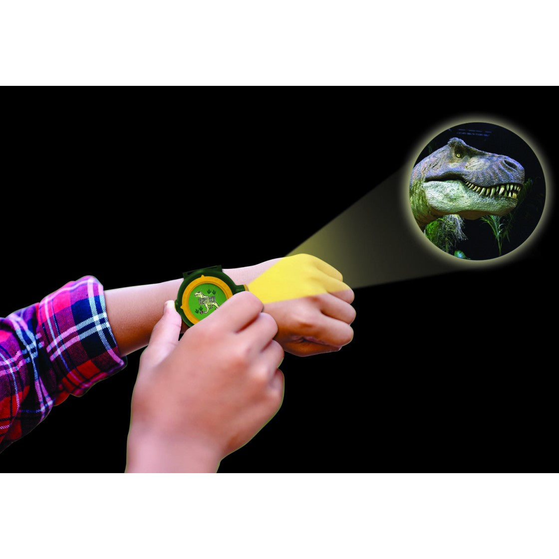 Projectie-horloge - Dinosaurus