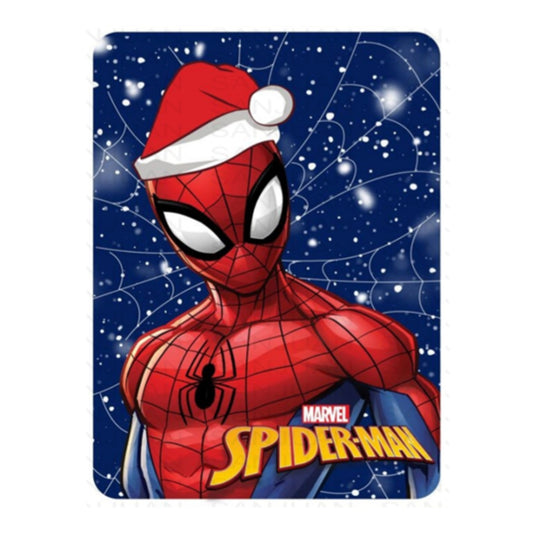 Spiderman fleece deken - kerst
