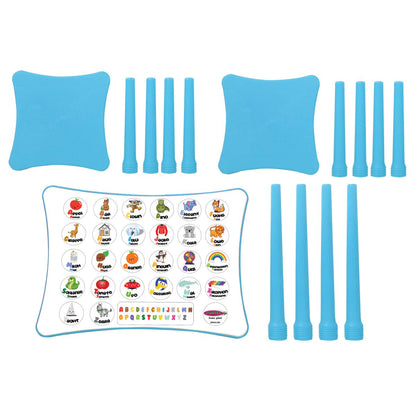 Jamara Tafelset Leren Lezen - Blauw